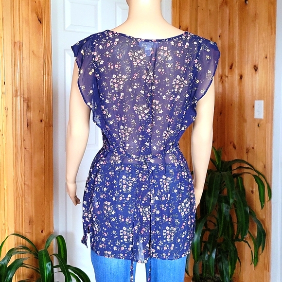 Motherhood Maternity Floral Print Blouse - Picture 3 of 6